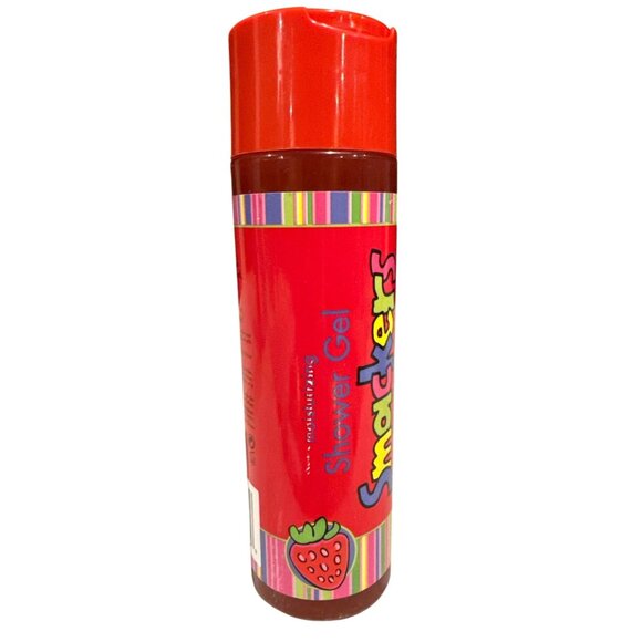 Vintage BONNE BELL Smackers STRAWBERRY SHOWER GEL 8 fl oz Bubble Font VERY RARE! - Picture 2 of 7